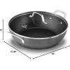 imageCalphalon 1932442 Classic Nonstick All Purpose Pan with Cover 12Inch Grey