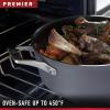 imageCalphalon 2029654 Premier HardAnodized Nonstick 85Quart Dutch Oven with Cover Black