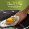 imageCalphalon Classic OilInfused Ceramic 12Inch Fry Pan with Cover11pc Cookware Set