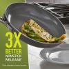 imageCalphalon Classic OilInfused Ceramic 12Inch Fry Pan with CoverLarge Frying Pan