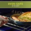 imageCalphalon Classic OilInfused Ceramic 12Inch Fry Pan with CoverLarge Frying Pan