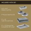 imageCalphalon Classic Stainless Steel Cookware Set 10Piece ImpactBonded Aluminum Base StayCool Handles10Piece