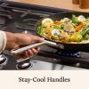 imageCalphalon HardAnodized Nonstick 12quot Jumbo Frying Pan with Lid12 Fry Pan