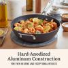 imageCalphalon HardAnodized Nonstick 12quot Jumbo Frying Pan with Lid12 Fry Pan with Lid