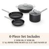imageCalphalon HardAnodized Nonstick 12quot Jumbo Frying Pan with LidNEW 6Piece Set