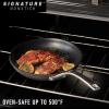 imageCalphalon Nonstick Frying Pan with Lid and StayCool Handles Dishwasher and Metal Utensil Safe PFOAFree 12Inch BlackHardAnodized Nonstick