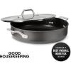 imageCalphalon Nonstick Frying Pan with Lid and StayCool Handles Dishwasher and Metal Utensil Safe PFOAFree 12Inch BlackHardAnodized Nonstick