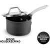 imageCalphalon Nonstick Frying Pan with Lid and StayCool Handles Dishwasher and Metal Utensil Safe PFOAFree 12Inch BlackHardAnodized Nonstick