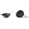 imageCalphalon Nonstick Frying Pan with Lid and StayCool Handles Dishwasher and Metal Utensil Safe PFOAFree 12Inch BlackHardAnodized Nonstick