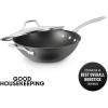 imageCalphalon Nonstick Frying Pan with Lid and StayCool Handles Dishwasher and Metal Utensil Safe PFOAFree 12Inch BlackHardAnodized Nonstick