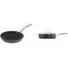 imageCalphalon Nonstick Frying Pan with Lid and StayCool Handles Dishwasher and Metal Utensil Safe PFOAFree 12Inch BlackHardAnodized Nonstick