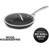 imageCalphalon Nonstick Frying Pan with Lid and StayCool Handles Dishwasher and Metal Utensil Safe PFOAFree 12Inch BlackHardAnodized Nonstick