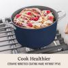 imageCalphalon Premier Ceramic Nonstick 7Qt Dutch Oven with Lid Midnight BlueMidnight Blue