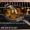imageCalphalon Premier HardAnodized Nonstick 35Quart Saucepan with Lid Black