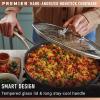 imageCalphalon Premier HardAnodized Nonstick 35Quart Saucepan with Lid Black