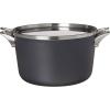 imageCalphalon Premier SpaceSaving Nonstick Cookware Set 8Piece Stackable HardAnodized Aluminum12 QT