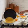 imageCalphalon Premier SpaceSaving Nonstick Cookware Set 8Piece Stackable HardAnodized Aluminum5 QT