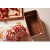 imageCalphalon Simply Calphalon Nonstick Bakeware Loaf Pan 45 inch by 85 inchRectangular Cake Pan