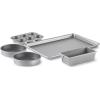 imageCalphalon 10Piece Nonstick Bakeware Set Includes Baking Sheet Cookie Sheet Cake Pans Muffin Pan and More Dishwasher Safe Silver5pc