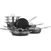 imageCalphalon 11Piece Pots and Pans Set Nonstick Kitchen Cookware with StayCool Handles Dishwasher and Metal Utensil Safe Black13Piece