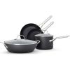 imageCalphalon HardAnodized Nonstick 12quot Jumbo Frying Pan with LidNEW 6Piece Set