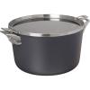 imageCalphalon Premier SpaceSaving Nonstick Cookware Set 8Piece Stackable HardAnodized Aluminum12 QT