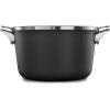 imageCalphalon Premier SpaceSaving Nonstick Cookware Set 8Piece Stackable HardAnodized Aluminum12 Quarts
