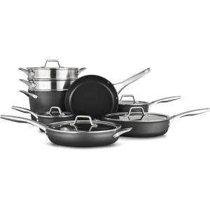 imageCalphalon 11Piece Pots and Pans Set Nonstick Kitchen Cookware with StayCool Handles Dishwasher and Metal Utensil Safe Black13Piece