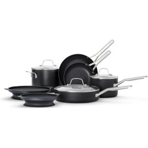 imageCalphalon HardAnodized Nonstick 10Piece Cookware SetNEW 10Piece Set with No Boil Inserts