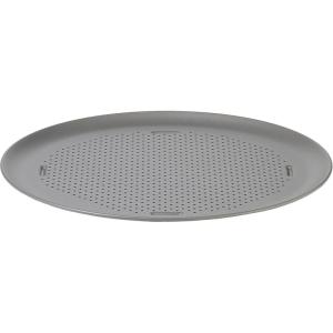 imageCalphalon Nonstick Pizza Pan 16quot HeavyGauge Steel Perforated for Crispy Crust SilverPizza Pan