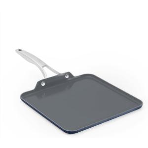 imageCalphalon Premier Ceramic Nonstick 11quot Square Griddle Midnight BlueMidnight Blue