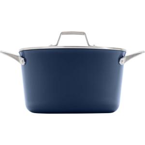 imageCalphalon Premier Ceramic Nonstick 7Qt Dutch Oven with Lid Midnight BlueMidnight Blue