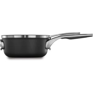 imageCalphalon Premier SpaceSaving Nonstick Cookware Set 8Piece Stackable HardAnodized Aluminum25 QT