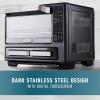 imageCalphalon Performance 12in1 Air Fry Toaster Oven with Dual Zone 12quot Pizza Drawer Oven comboDigital Precision Controls Dark Stainless