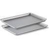 image:imageCalphalon Premium Nonstick Baking Pans Set of 2 12 x 17 inch Silverware Heavy Gauge Steel Core2 Sheets