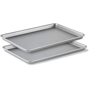 image:imageCalphalon Premium Nonstick Baking Pans Set of 2 12 x 17 inch Silverware Heavy Gauge Steel Core2 Sheets