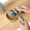 image:imageCalphalon Edge 6 Piece Stainless Steel Kitchen Tool amp Gadget Set TaupeTaupe Stainless Edge  11pc Utensil Set