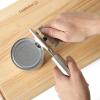 image:imageCalphalon Edge Stainless Steel Multifunction Heavy Duty Can Opener and Bottle Opener wThermoplastic Rubber Handle  Navy BlueStainless Steel Prime  Can Opener