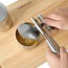 image:imageCalphalon Edge Stainless Steel Multifunction Heavy Duty Can Opener and Bottle Opener wThermoplastic Rubber Handle  Navy BlueStainless Steel Prime  Can Opener
