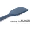 image:imageCalphalon Prime 2 Piece Sillcone Flexible Scraper  Navy BlueNavy Blue Silicone Edge  Scraper