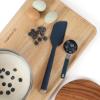 image:imageCalphalon Prime 2 Piece Sillcone Flexible Scraper  Navy BlueNavy Blue Silicone Edge  Scraper