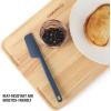 image:imageCalphalon Prime 2 Piece Sillcone Flexible Scraper  Navy BlueNavy Blue Silicone Prime  Jar Scraper