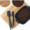 image:imageCalphalon Prime 2 Piece Sillcone Flexible Scraper  Navy BlueNavy Blue Silicone Prime  Scraper