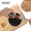 image:imageCalphalon Prime 2 Piece Sillcone Flexible Scraper  Navy BlueTaupe Silicone Edge  Jar Scraper
