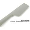 image:imageCalphalon Prime 2 Piece Sillcone Flexible Scraper  Navy BlueTaupe Silicone Prime  Jar Scraper