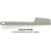 image:imageCalphalon Prime 2 Piece Sillcone Flexible Scraper  Navy BlueTaupe Silicone Prime  Jar Scraper