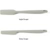 image:imageCalphalon Prime 2 Piece Sillcone Flexible Scraper  Navy BlueTaupe Silicone Prime  Scraper Set