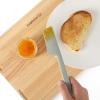 image:imageCalphalon Prime 2 Piece Sillcone Flexible Scraper  Navy BlueTaupe Silicone Prime  Scraper Set