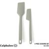 image:imageCalphalon Prime 2 Piece Sillcone Flexible Scraper  Navy BlueTaupe Silicone Prime  Scraper Set