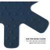 image:imageCalphalon Prime 3 Piece Silicone Trivet Pan Protector Set  TaupeNavy Blue Prime  Trivet Set
